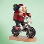 21647 RM Weihnachtsmann auf Fahrrad 