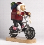 21647 RM Weihnachtsmann auf Fahrrad