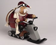 21689 RM Weihnachtsmann auf Motorschlitten