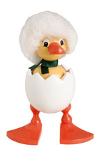 42082 Entenküken Agathe mit Fellmütze