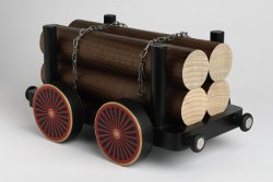 75828 Eisenbahnwagen mit Holz