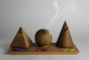 75885 Räucherobjekte mit Grundplatte