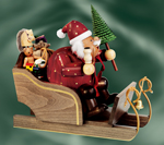 21203 RM KH Weihnachtsmann mit Schlitten, gro