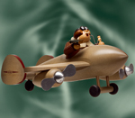 81920 RM Pilot mit Flugzeug