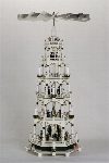 70053 Pyramide, fnfstufig, wei-grn