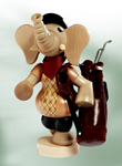 21432 Elefant mit Golfschlger