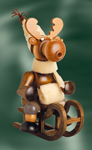 21444 RM Elch mit Schlitten