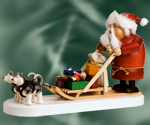 21652 RM Weihnachtsmann mit Hundeschlitten