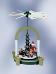 70083 Pyramide grn-wei, Weihnachtsmann