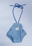 67221 Latzhose fr Teddy Jungen, einteilig (blau) fr Teddy 14 cm
